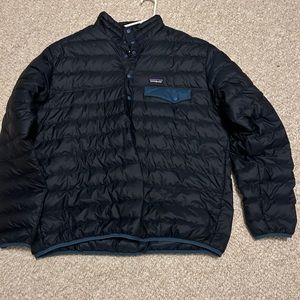 Patagonia Mens Half Snap Puffer Jacket